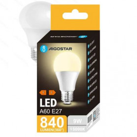 LED A60 E27 9W 3000k