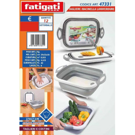 TAGLIERE/BACINELLA LAVAVERDURE 27*3
