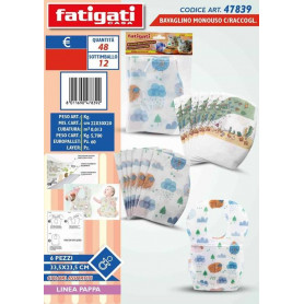 BAVAGLINI MONOUSO C/RACCOGLITORE 6P