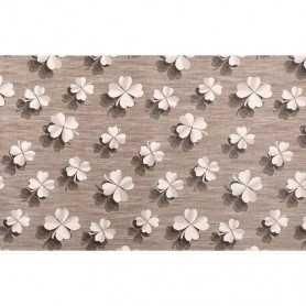 ROTOLO TAPPETO H.51/25MT QUADRIFMARRON