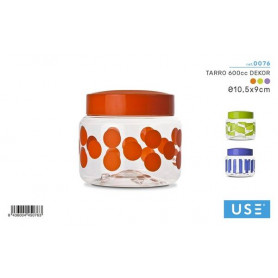 BARATTOLO 600 CC PET SERIE DEKOR