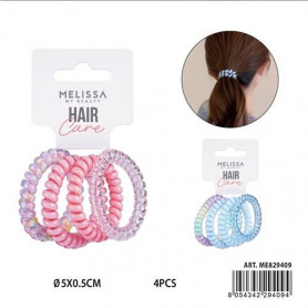 ELASTICO CAPELLI SPIRALE 5CM 4PZ