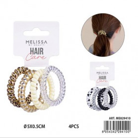 ELASTICO CAPELLI SPIRALE 5CM 4PZ