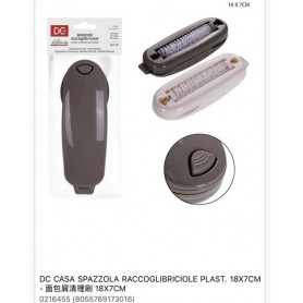 SPAZZOLA RACCOGLIBRICIOLE PLAST. 18X7CM