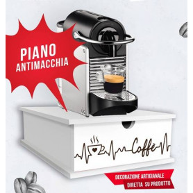 PORTA CAPSULE WHITE 27X33X11CM CAFFE" RHYTHM