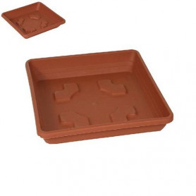 SOTTOVASO QUAD PER VASO CM. 25 TER
