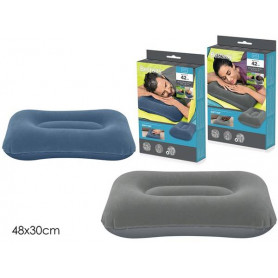 -CUSCINO VELLUTO FLOCCATO 48X30CM 2ASS.