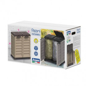 RIPONI PATTUMIERA BEIGE/TORTORA