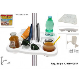 TAVOLINO VASSOIO PER OMBRELLONE