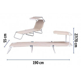 LETT.PIEG.PAR. 22*1 ALL/TXT 188X55X24 BEIGE