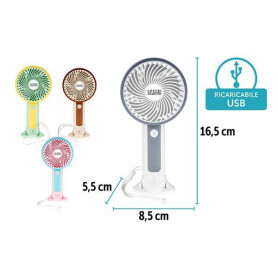 VENT.PORT.RIC.USB 8.5X5.5X16.5CM DD8148 4COL.