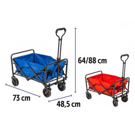 CARRELLO PIEGHEVOLE 73X48.5X66CM 2ASS