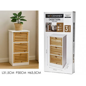 CASSETTIERA C/3 CASS. 31.5X30XH63.5CM