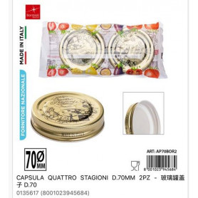 CAPSULA QUATTRO STAGIONI D.70MM 2PZ