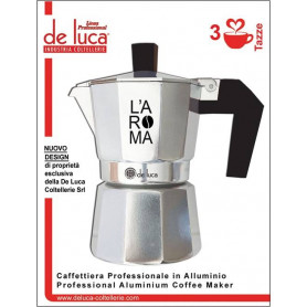 CAFFETTIERA ALLUMINIO 3 TZ NER