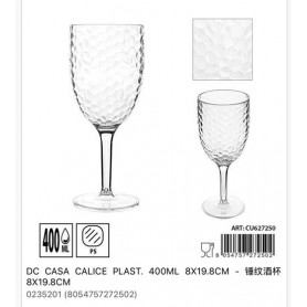 CALICE PLAST. 400ML 8X19.8CM