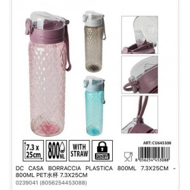 BORRACCIA PLASTICA 800ML 7.3X25CM