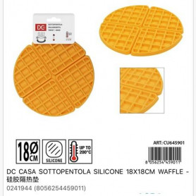 SOTTOPENTOLA SILICONE 18X18CM WAFFLE