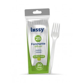 FORCHETTE PS RIUTIL. 25PZ TRASP. LUSSY