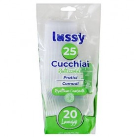 CUCCHIAI PS RIUTIL. 25PZ TRASP. LUSSY