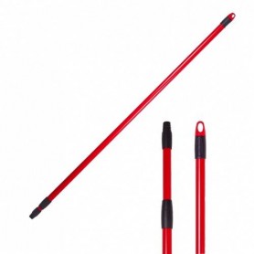 MANICO TELESCOPICO METALLO ALLUNGABILE ROSSO 300 CM 7316