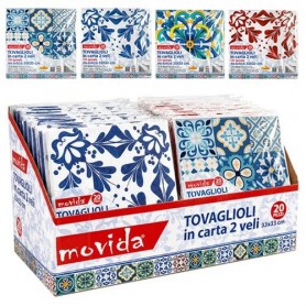 MOVIDA VIETRI 20 TOVAGLIOLI 33X33
