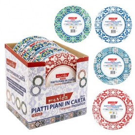 MOVIDA VIETRI 10 PIATTI CARTA 23 CM