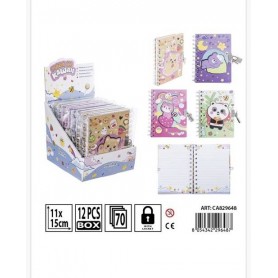 MEMOBOOK+LUCCHETTO 70FF 11X15CM