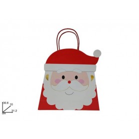 BUSTA REGALO BABBO NATALE 31,2X30,6X10