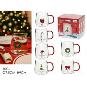 TAZZA NAT. 40CL 3ASS