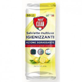 SALVIETTE IGIENIZZANTI AL LIMONE 50 PZ