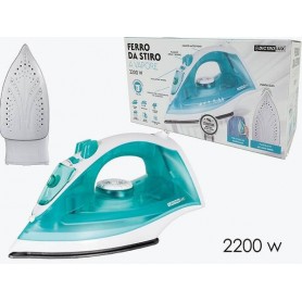 FERRO DA STIRO ACCIAIO 2200W AZZURRO